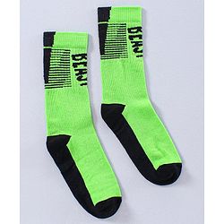 Pine Kids Ankle Length Socks Beast Design Pack of 3 - Green Yellow Blue