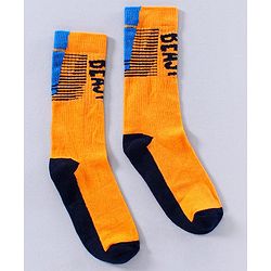 Pine Kids Ankle Length Socks Beast Design Pack of 3 - Green Yellow Blue