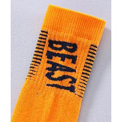 Pine Kids Ankle Length Socks Beast Design Pack of 3 - Green Yellow Blue