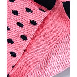 Pine Kids Anti Bacterial Ankle Length Socks Pair of 3 - Pink