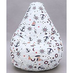 Pine Kids Printed Bean Bag Without Beans - Multicolor