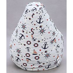 Pine Kids Printed Bean Bag Without Beans - Multicolor