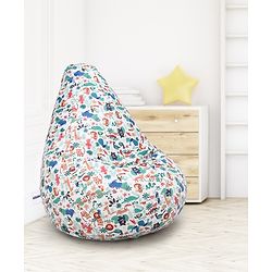 Pine Kids Printed Bean Bag Without Beans - Multicolor