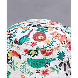 Pine Kids Printed Bean Bag Without Beans - Multicolor