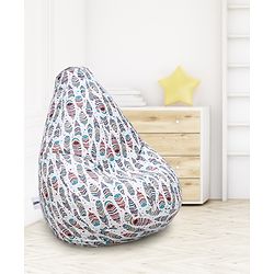 Pine Kids Printed Bean Bag Without Beans - Multicolor