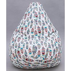 Pine Kids Printed Bean Bag Without Beans - Multicolor
