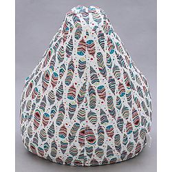 Pine Kids Printed Bean Bag Without Beans - Multicolor