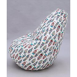 Pine Kids Printed Bean Bag Without Beans - Multicolor