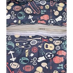 Pine Kids Printed Bean Bag Without Beans - Multicolor