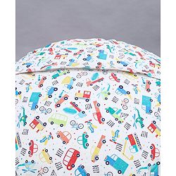 Pine Kids Printed Bean Bag Without Beans - Multicolor