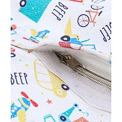 Pine Kids Printed Bean Bag Without Beans - Multicolor
