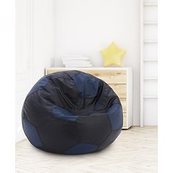 Pine Kids Bean Bag Without Beans Football Print - Blue