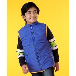 Pine Kids Sleeveless Colour Block Reversible Jacket - Multicolour