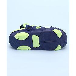 Pine Kids Clogs with Back Strap Closure & UFO Applique - Navy Blue