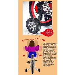 Pine Kids 14 Inch Rubber Air Tyres 99% Assembled Bicycle For Boys & Girls With Training Wheels  - Black