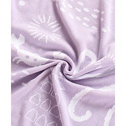 Pine Kids 100% Cotton All Season Reversible Blanket - Purple