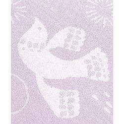 Pine Kids 100% Cotton All Season Reversible Blanket - Purple