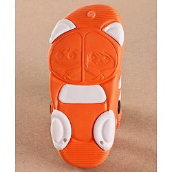 Pine Kids Clogs With Back Strap - Orange White