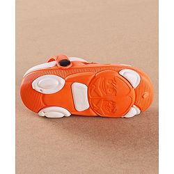 Pine Kids Clogs With Back Strap - Orange White