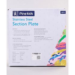 Pine Kids Steel 4 Sections Plate
