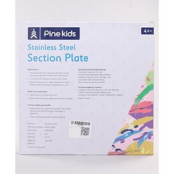 Pine Kids Steel 4 Sections Plate