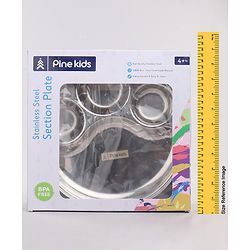 Pine Kids Steel 4 Sections Plate