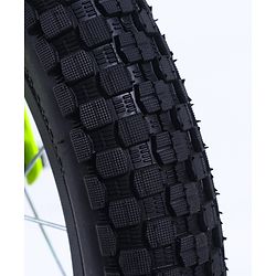 Pine Kids 14 Inch Rubber Air Tyres 99% Assembled Bicycle For Boys & Girls With Training Wheels  - Green (Training wheel Color May Vary)
