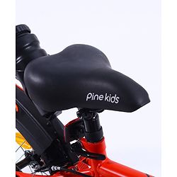 Pine Kids Rubber Air Tyres 99% Assembled Bicycle with 16 Inch Wheels - Red
