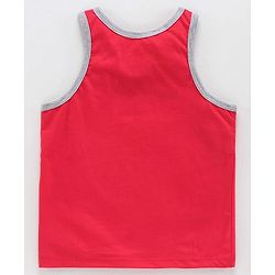 Pine Kids Sleeveless Anti Microbial and Bio Was Vest Pack of 2 - Red