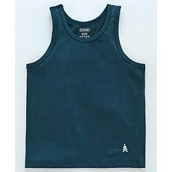 Pine Kids Sleeveless Anti Microbial and Bio Was Vest Pack of 2 - Green