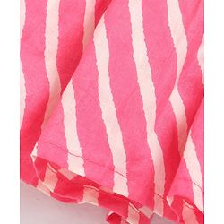 Pine Kids Singlet Stripe Ethnic Dress with Hairband - Pink