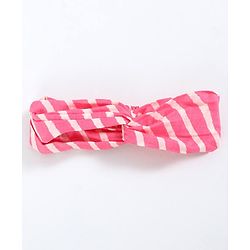 Pine Kids Singlet Stripe Ethnic Dress with Hairband - Pink