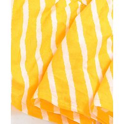 Pine Kids Sleeveless Printed Ethnic Dress with Hairband - Yellow