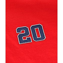 Pine Kids Half Sleeves Bio Washed T-Shirt Pack of 2 - GOLF FINCH & Fiery Red