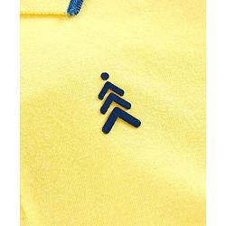 Pine Kids Half Sleeves Bio Washed T-Shirt Pack of 2 - GOLF FINCH & Fiery Red