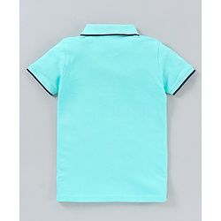 Pine Kids Half Sleeves Bio Washed T-Shirt Pack of 2 - Blue Yellow