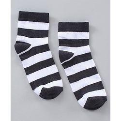 Pine Kids Anti Microbial Wash Striped Socks Set of 5 - Multicolour