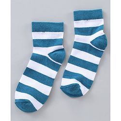 Pine Kids Anti Microbial Wash Striped Socks Set of 5 - Multicolour