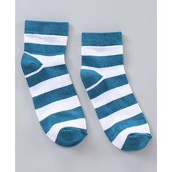 Pine Kids Anti Microbial Wash Striped Socks Set of 5 - Multicolour