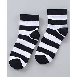 Pine Kids Anti Microbial Wash Striped Socks Set of 5 - Multicolour