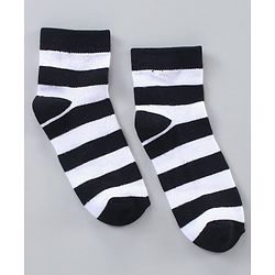 Pine Kids Anti Microbial Wash Striped Socks Set of 5 - Multicolour