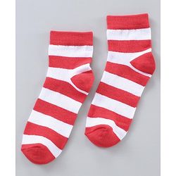 Pine Kids Anti Microbial Wash Striped Socks Set of 5 - Multicolour