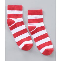 Pine Kids Anti Microbial Wash Striped Socks Set of 5 - Multicolour