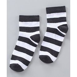 Pine Kids Anti Microbial Wash Striped Socks Set of 5 - Multicolour
