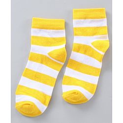 Pine Kids Anti Microbial Wash Striped Socks Set of 5 - Multicolour
