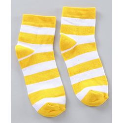 Pine Kids Anti Microbial Wash Striped Socks Set of 5 - Multicolour