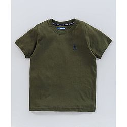 Pine Kids Half Sleeves Bio wash Tees Pack of 3 - Blue Green Yellow