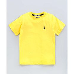 Pine Kids Half Sleeves Bio wash Tees Pack of 3 - Blue Green Yellow