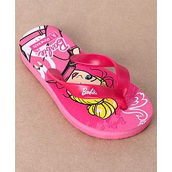Pine Kids Flip Flops Barbie Print - Pink