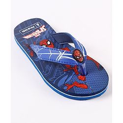 Pine Kids Spider Man Flip Flops - Blue